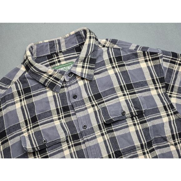American Eagle Other - American Eagle Heavy Flannel Men 2X XXL Plaid Pockets Chore Big‎ Mac Outdoor